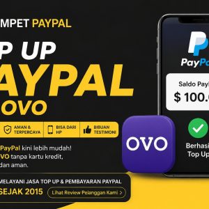 Cara Top Up Saldo PayPal dengan OVO Tanpa Kartu Kredit