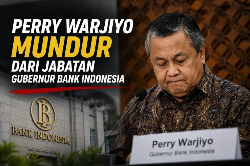 Perry Warjiyo Mundur dari Jabatan Gubernur Bank Indonesia