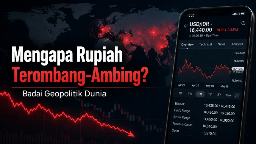Mengapa Rupiah Terombang-Ambing di Tengah Badai Geopolitik Dunia?