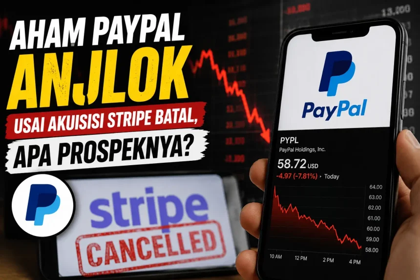 Saham PayPal Anjlok Usai Akuisisi Stripe Batal, Apa Prospeknya?